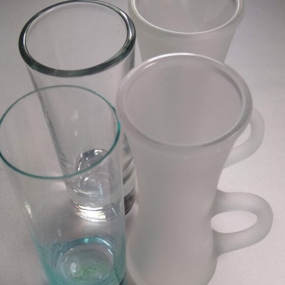 SET of 4 - shot, cordial or liqueur glasses  (2-w-handles) - Picture 4 of 8